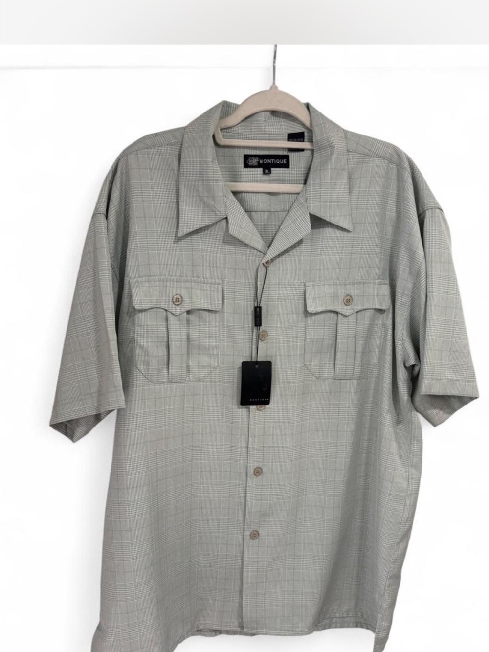 Montique men’s Walking Suit mint checkered